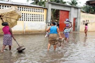 Inondations à Lomé pluies