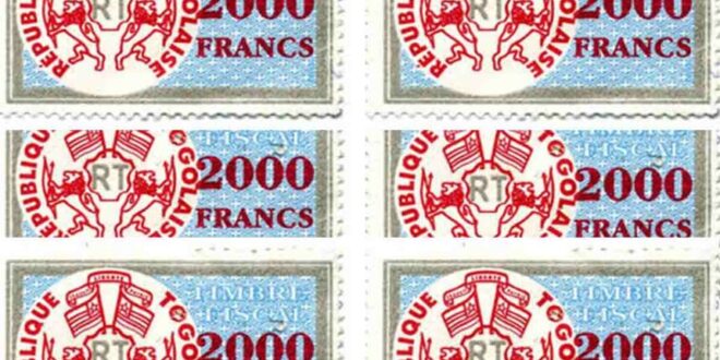 Togo : Timbres fiscaux physiques suspendus dès le 31 janvier