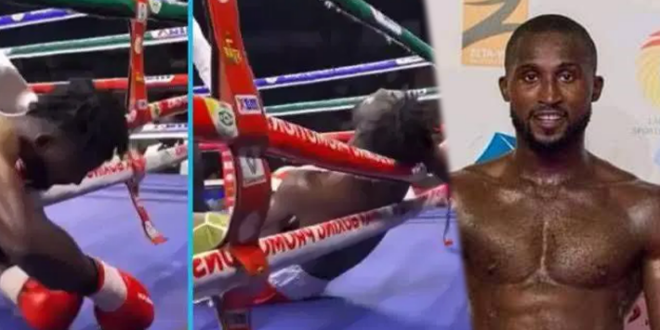 Oluwaseun Olanrewaju combat de boxe