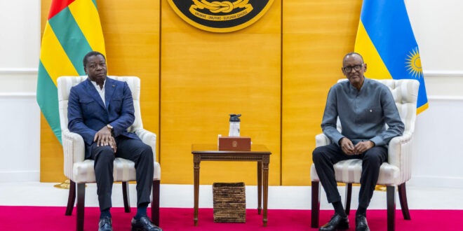 Faure Gnassingbé à Kigali chez Paul Kagame