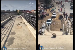 Togo: La passerelle d’Adawlato transformée en latrine publique à ciel ouvert