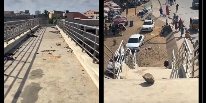 Togo: La passerelle d’Adawlato transformée en latrine publique à ciel ouvert