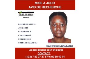 Hounaké Lolita : le HTCE France donne des nouvelles de l’étudiante togolaise disparue en France