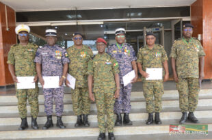 Les Forces Armées Togolaises honorent les militaires admis à la retraite
